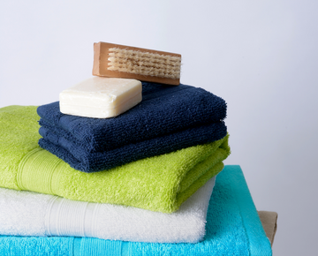 Soap + towels