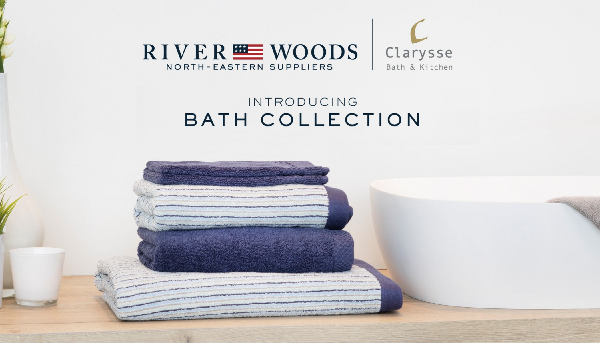 River Woods bath collection