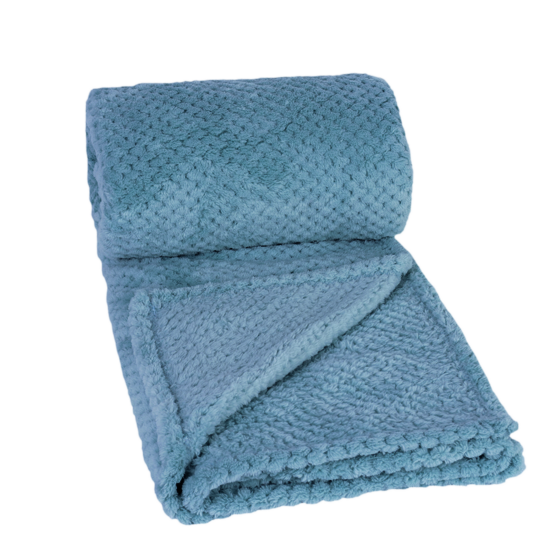 Lichtblauwe plaid