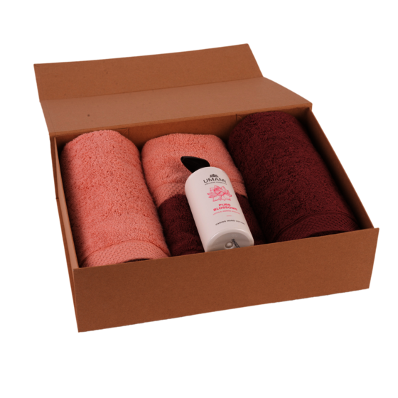 Cadeaudoos 1 - Firenze old pink en bordeaux