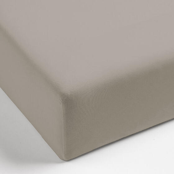 HOESLAKEN PERCALE ZAND60 90X200+30CM