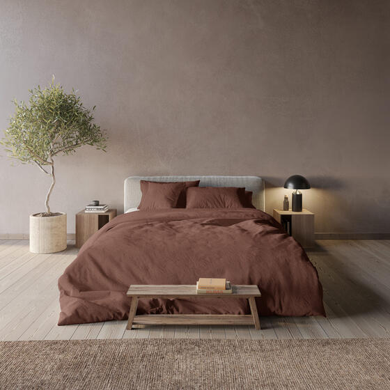 LIV 3055RED CLAY 140X220CM + BAG