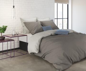 bicolor sand bedding / percale cotton